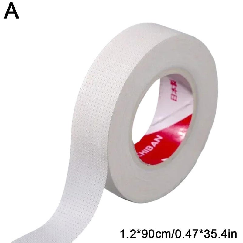 Japanese breathable tape with holes for eyelash extensions, easy-to-tear Japanese tape for fixing eyelashes.